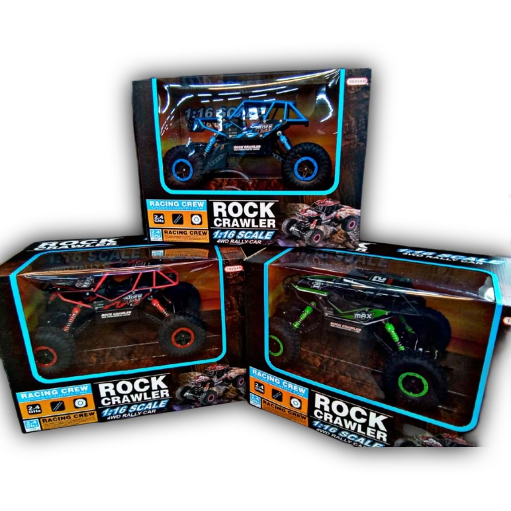 U/K ŞARJLI ROCK CRAWLER OFF ROAD 1:16 TOY-16 (12)