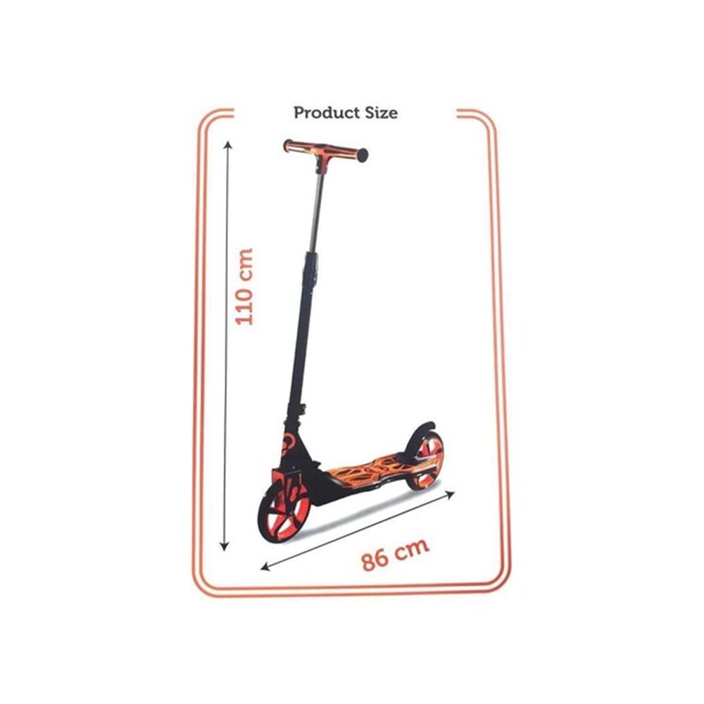 12+COOL WHEELS ORANGE TURUNCU SCOOTER FR58505 (4)