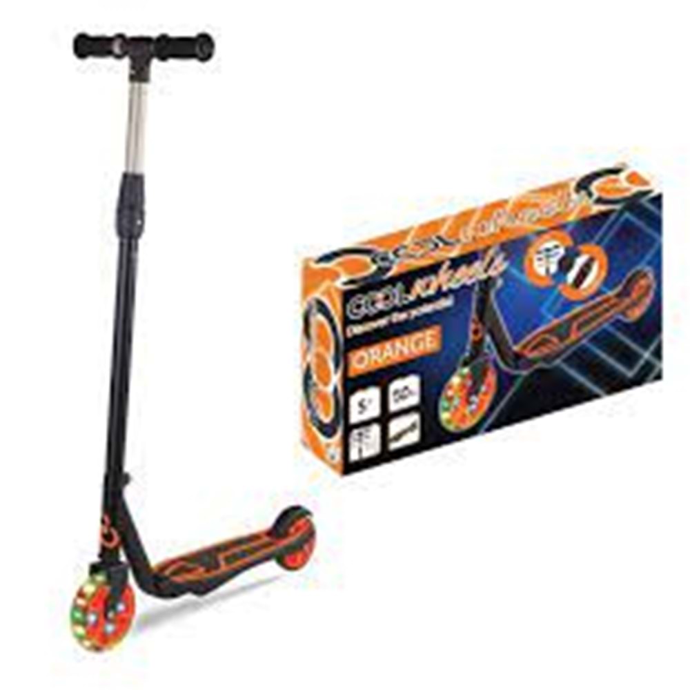 5+ COOL WHEELS SCOOTER TURUNCU IŞIKLI FR58932 (8)