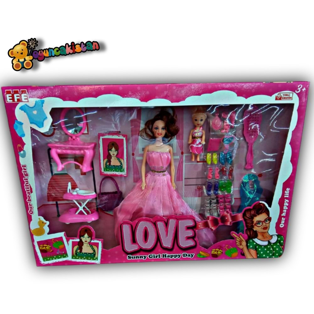 PUSETLİ AKSESUARLI LOVE BEBEK 281 (24)