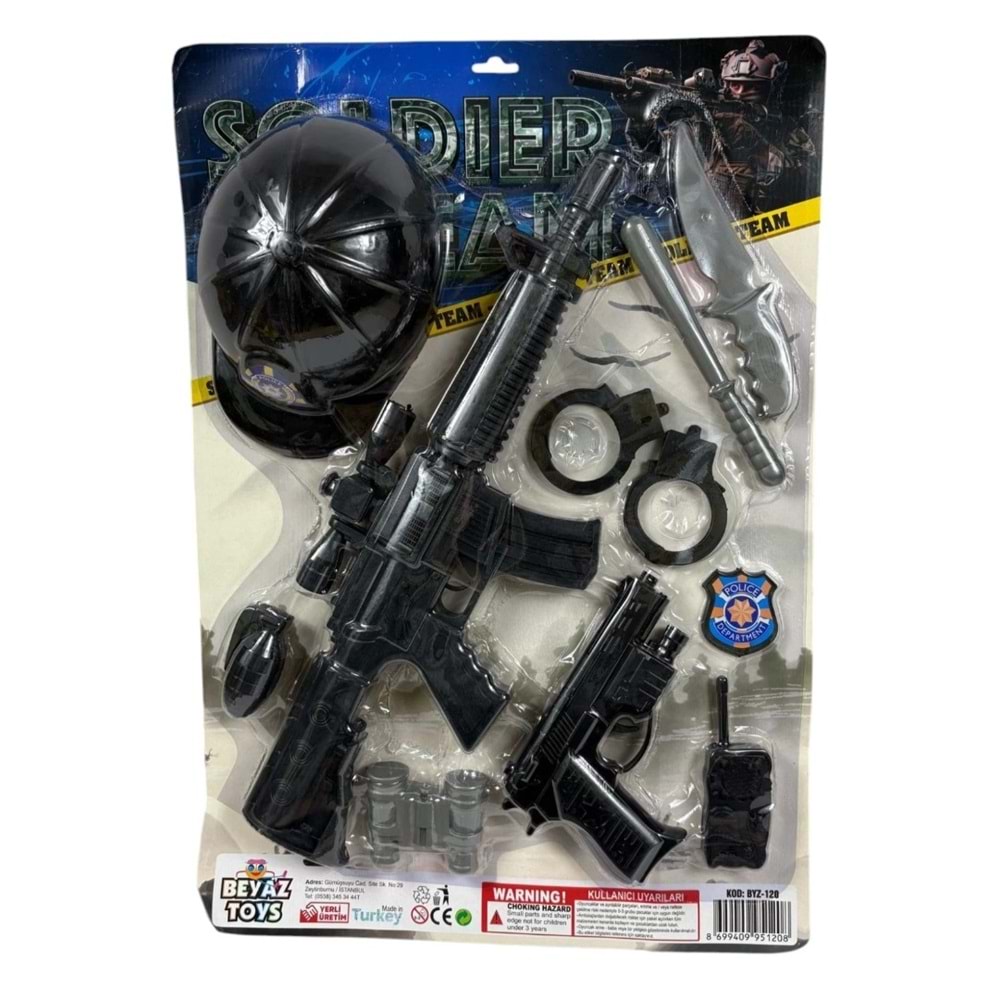 KASKLI POLİS SETİ BYZ-120 (14)