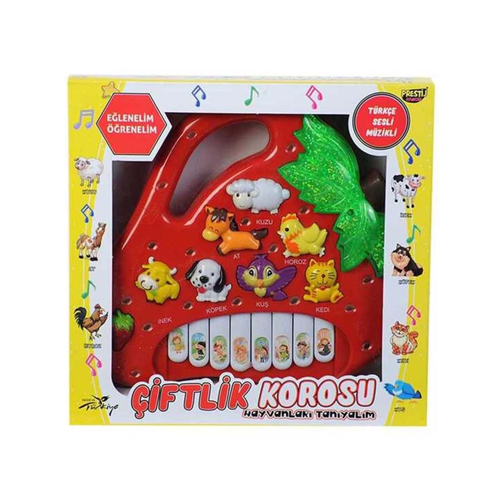 KUTULU HAYVANLI PİLLİ ÇİLEK PİYANO PR22 (48)