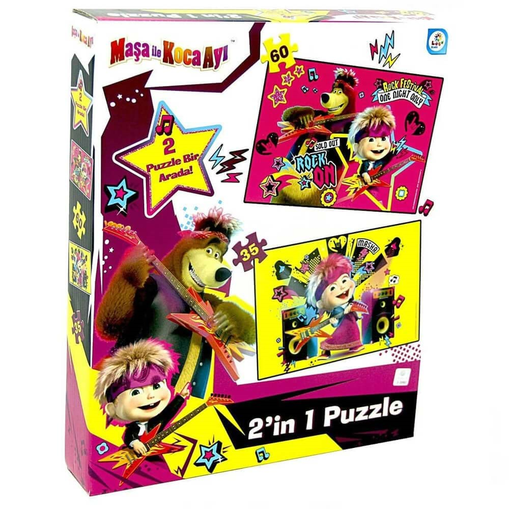 MASHA KOCA AYI 2IN 1 PUZZLE 7579 (48)