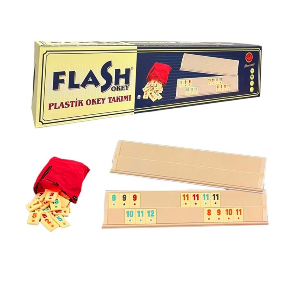 FLASH PLASTİK OKEY 10129 *20