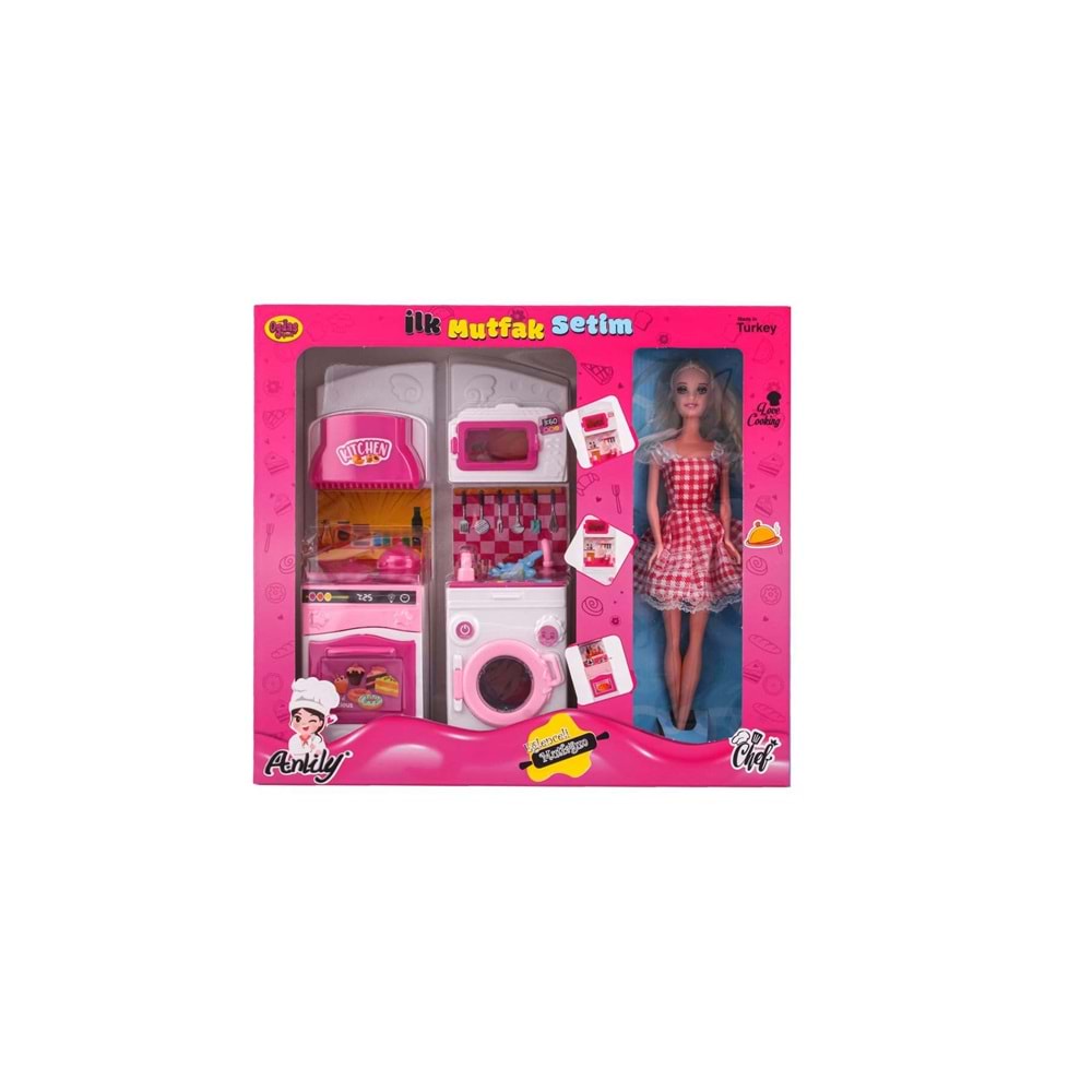 İLK MUTFAK SETİM 2 Lİ FIRIN ÇAMAŞIR 2371 *16