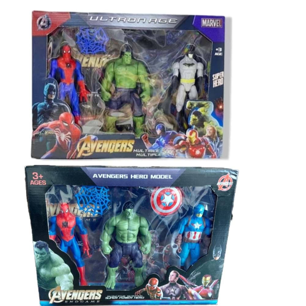 3 LÜ KARAKTER AVENGERS 2156-3 (60)
