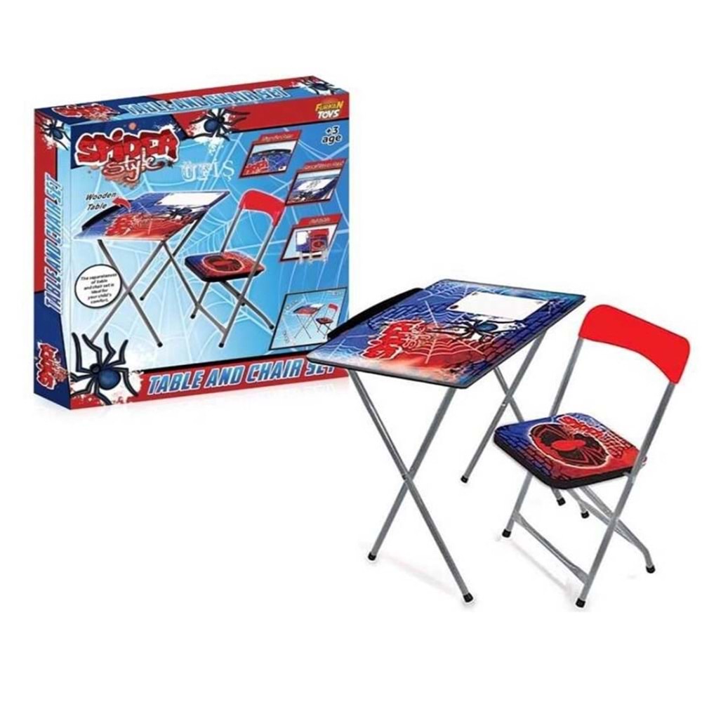 SPİDER STYLE MASA SANDALYE SETİ FR58710 *4