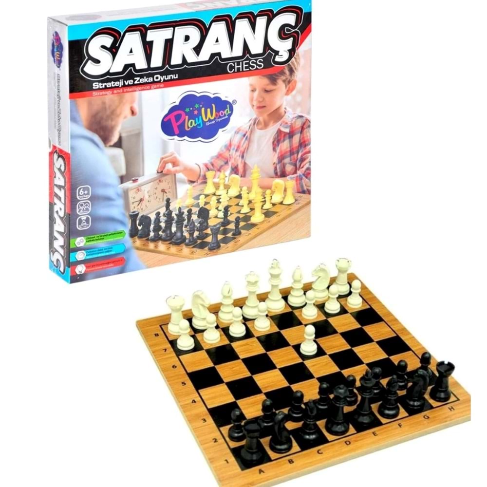 KUTUDA AHŞAP SATRANÇ OYUNU ONY-212 * 20