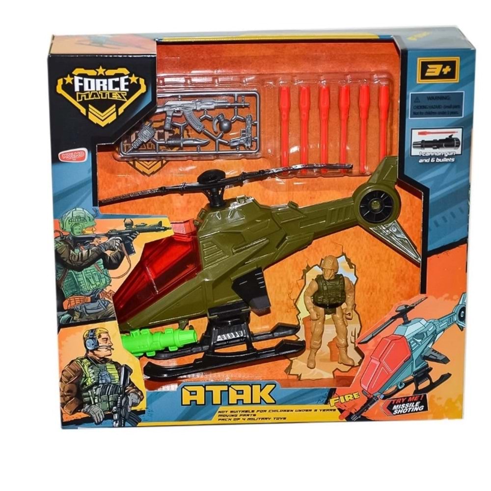 FORCEMATES HELİKOPTER ASKER SETİ ML521 *22