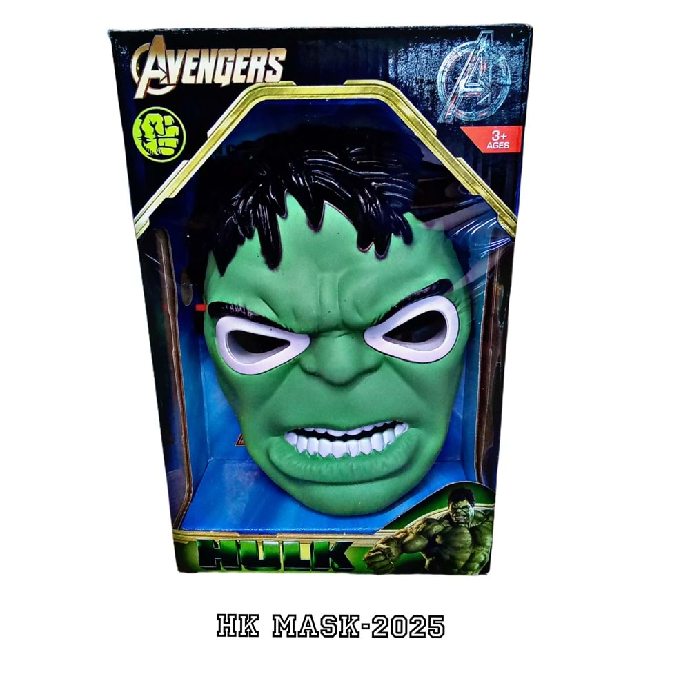 KUTULU IŞIKLI HULK MASKE HK MASK-2025 *84