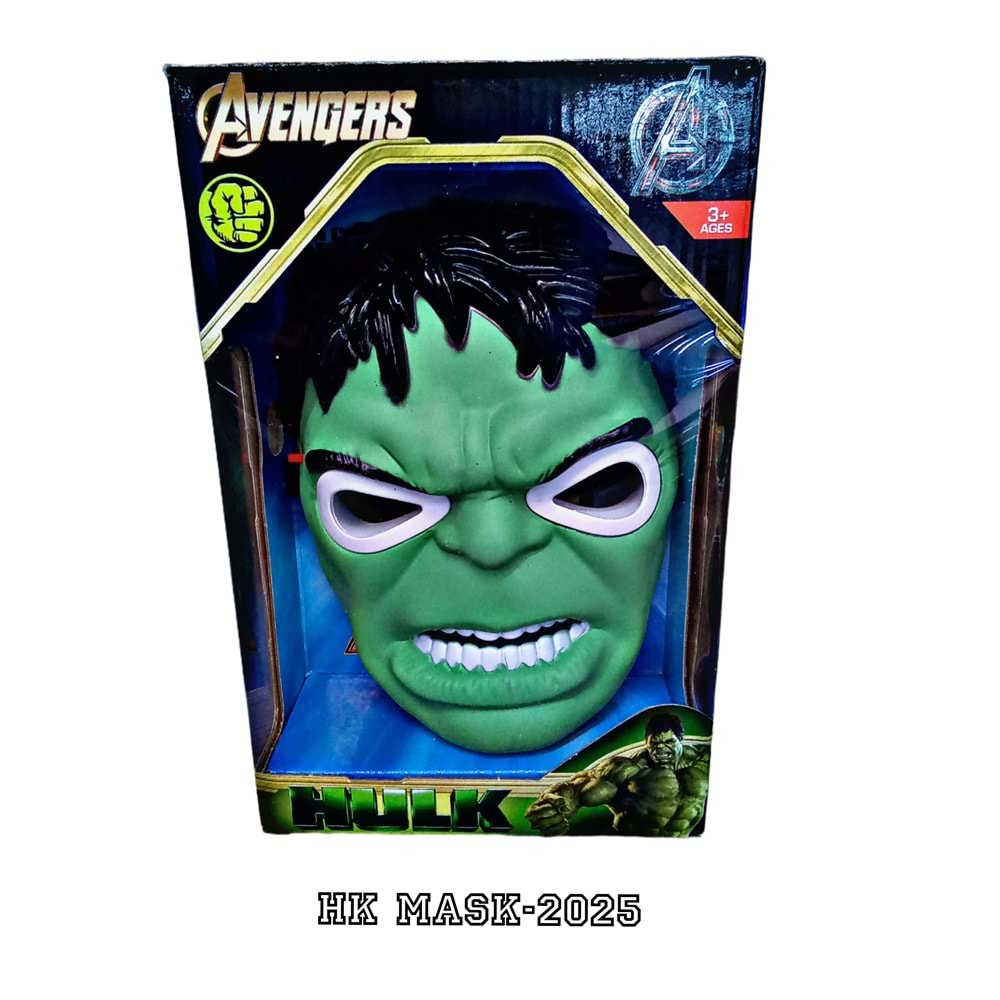 KUTULU IŞIKLI HULK MASKE HK MASK-2025 *84