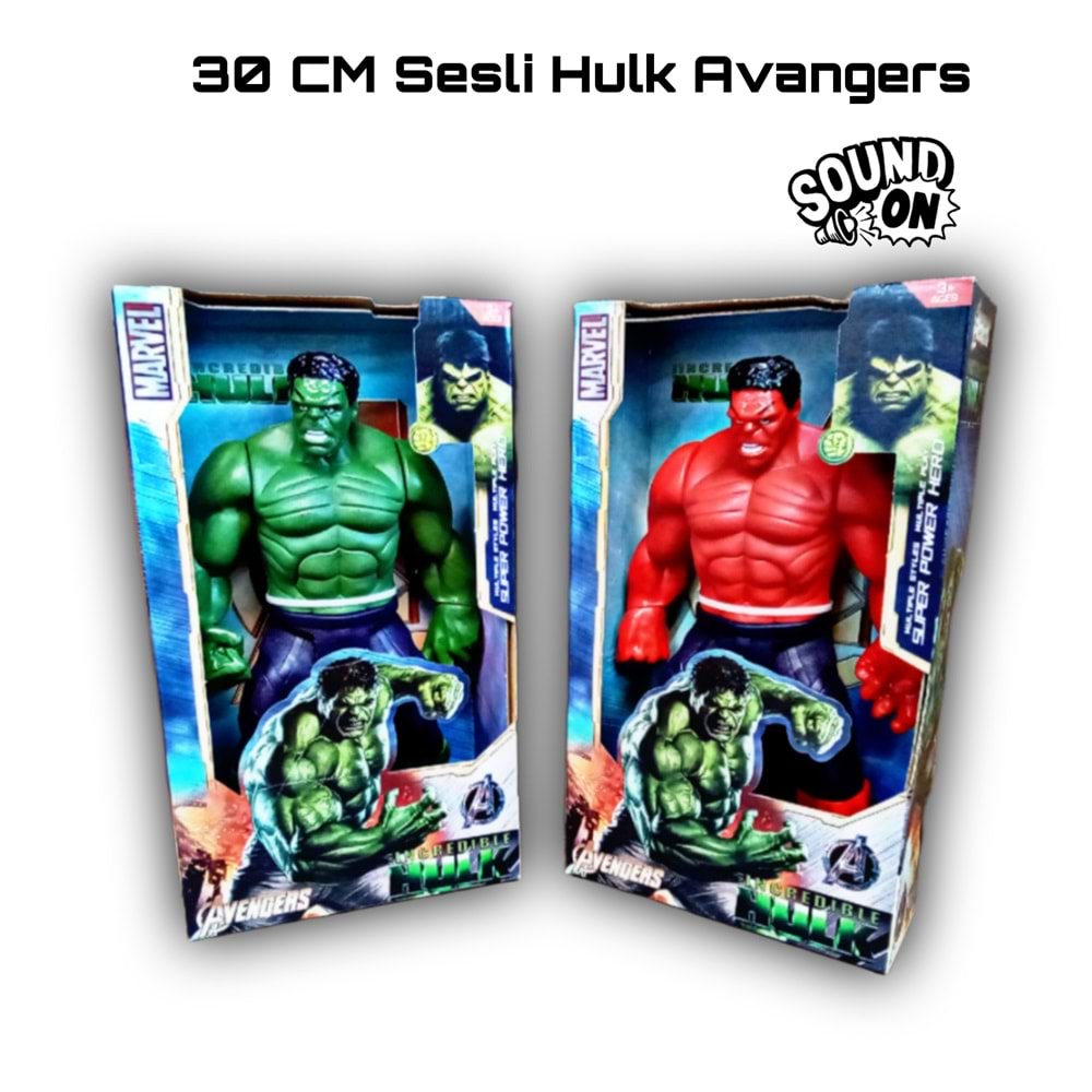 SESLİ IŞIKLI HULK 8818-1 *48