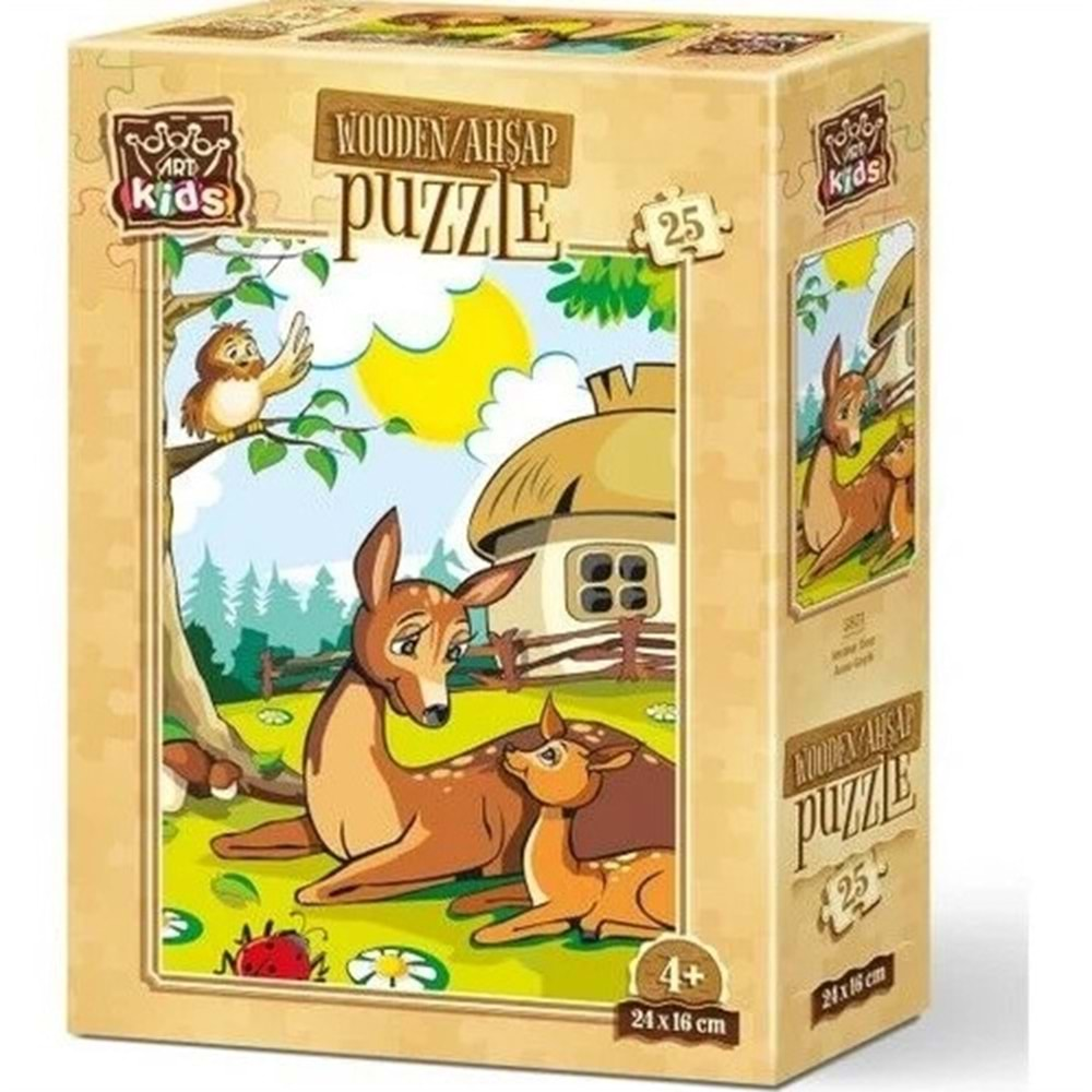 ANNE GEYİK-25 AHŞAP PUZZLE PARÇA 5871 *12