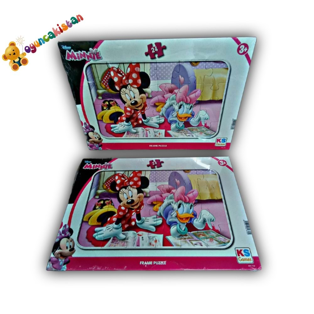 MİNNİE MOUSE FRAME PUZZLE 24PCS MIN 704 * 24