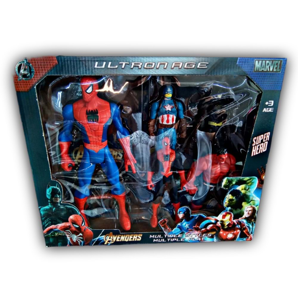 BÜYÜK SPİDERMAN VE KÜÇÜK KARAKTERLER 8818-3SP *30