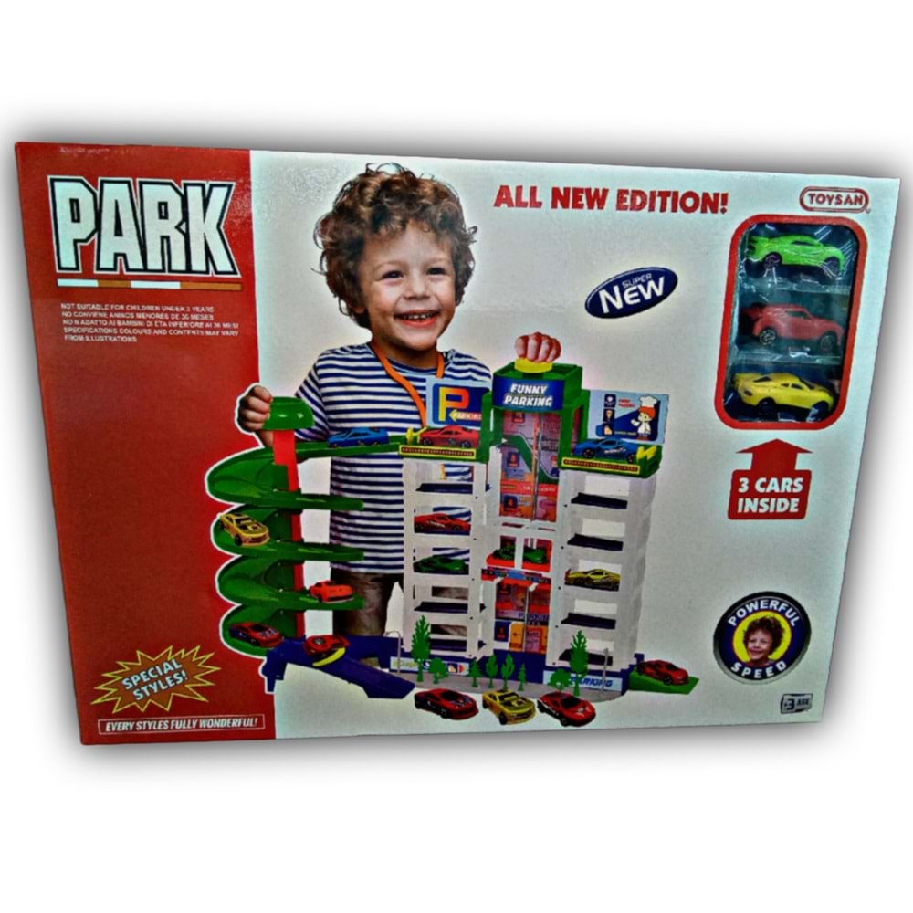 TOYSAN ASANSÖRLÜ GARAJ SETİ TOY-41 *12