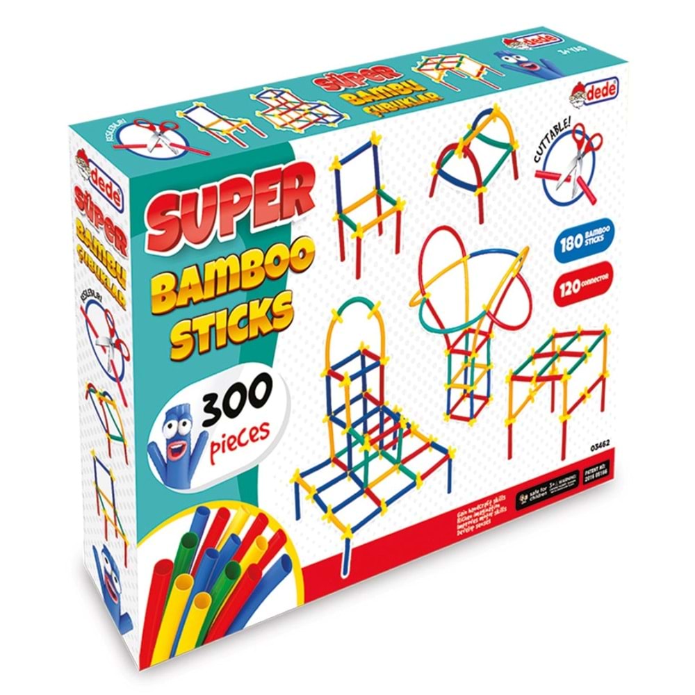 SÜPER BAMBU ÇUBUKLAR 300 PARÇA 03462*16