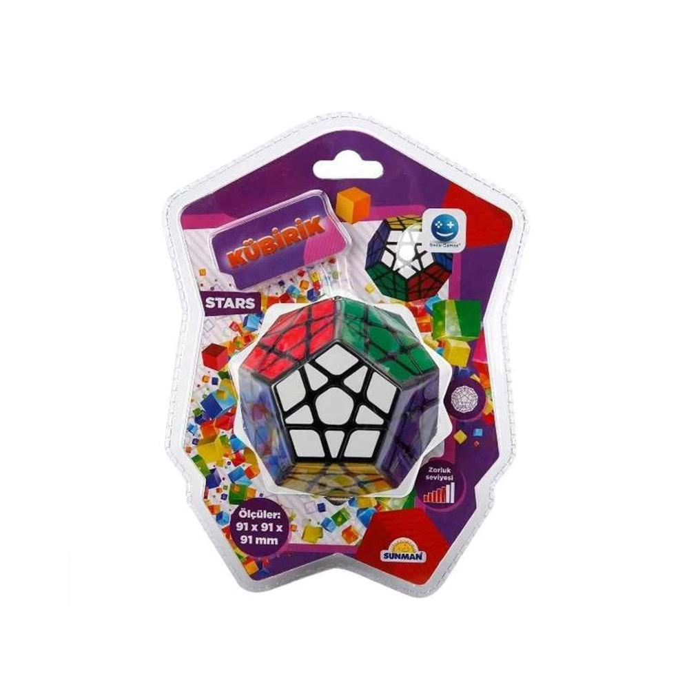 - SUN-QYI-SML-OYUN SABIR KÜPÜ BEŞGEN STARS MEGAMINX 9,1CM. 8680863026564