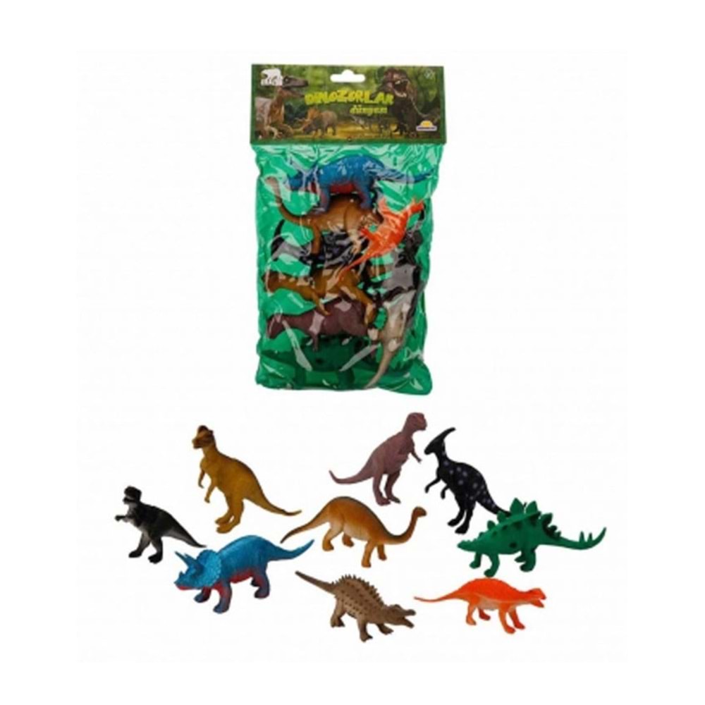 SUN-RST-CRZ-FİGÜR DİNOZORLAR DÜNYASI BYK.POŞET 9LU 714 *48