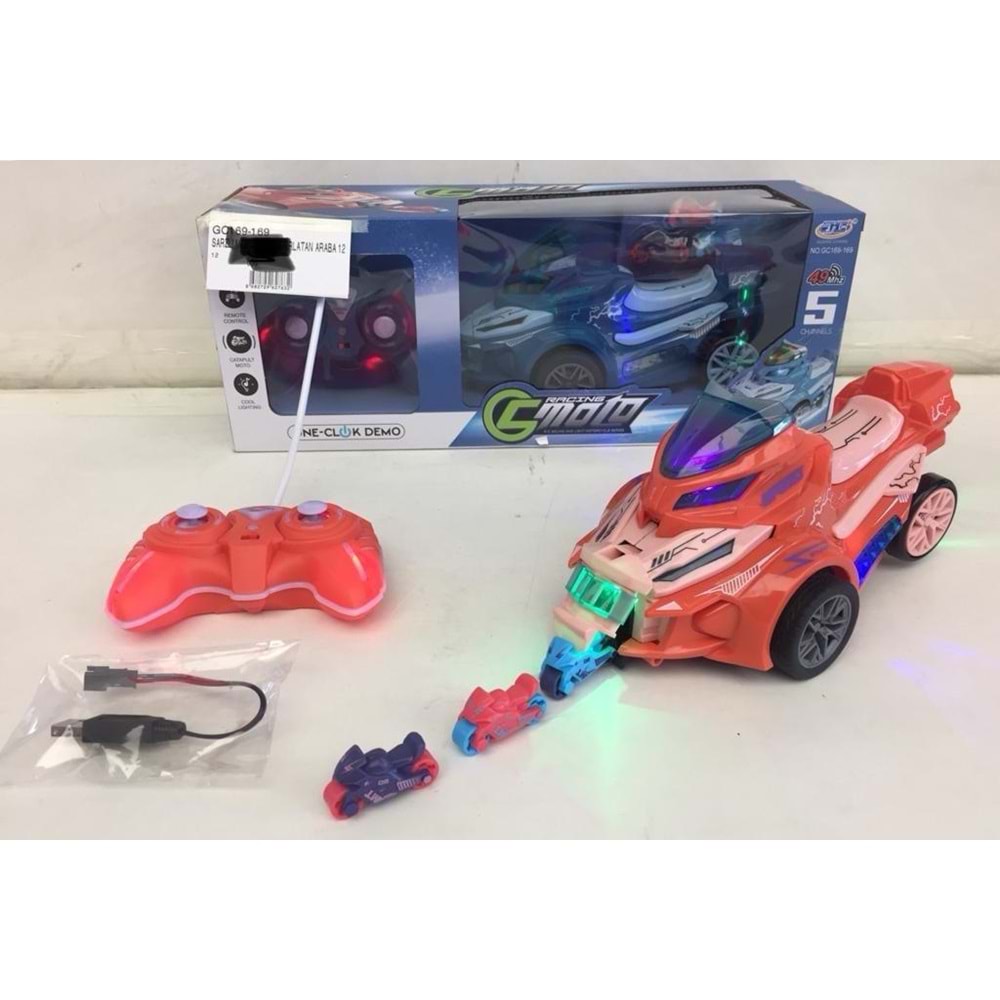 ŞARZLI MOTORSİKLET FIRLATAN ARABA GC169-169*12