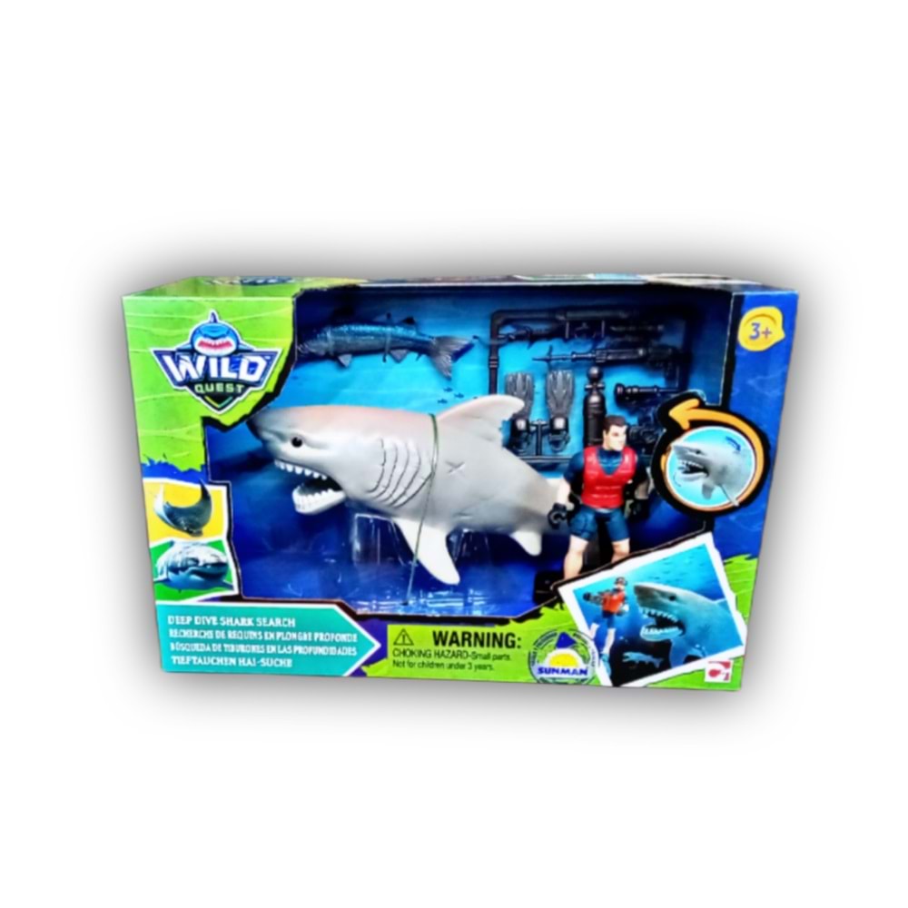 - SUN-CPM-OYUN SET OCEAN QUEST KÖPEK BALIĞI/1SNORKELLİ 1FGR.AKS. 4893808490120