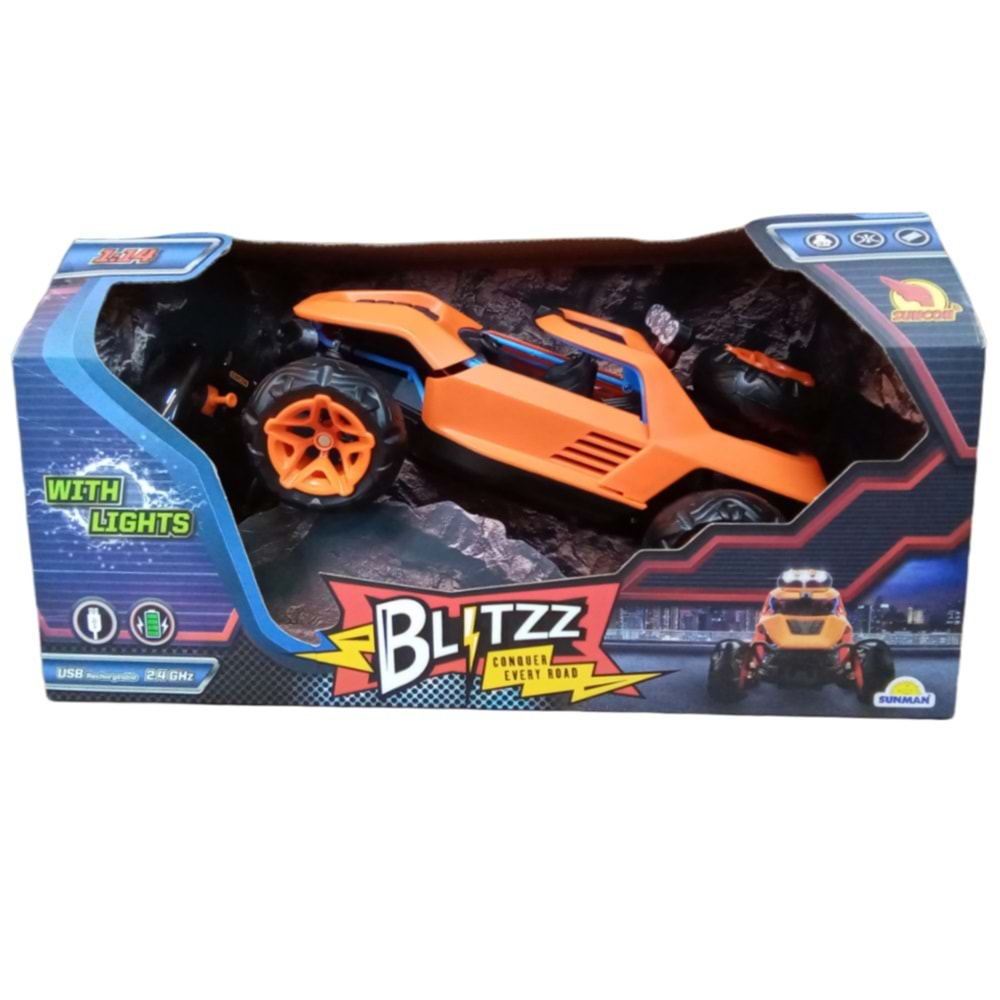 SUN-R/C 1/14 F/F BLITZZ USB 2.4GHZ 6V S00004678*4