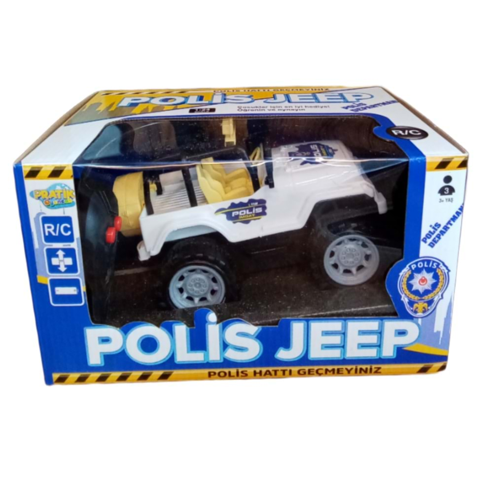 2 FONKSİYONLU PİLLİ POLİS JEEP P1030P *40