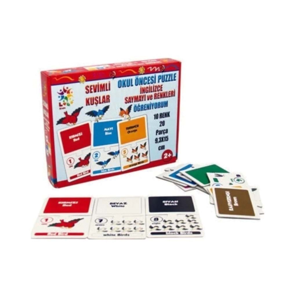 İNGİLİZCE SAYMAYI VE RENKLERİ ÖĞRENİYORUM LC040