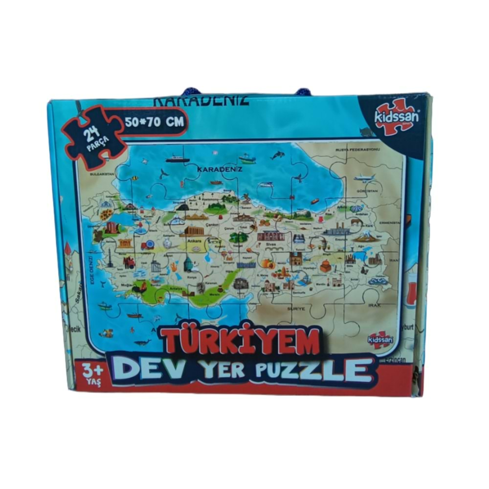 TÜRKİYEM YER PUZZLE KDS