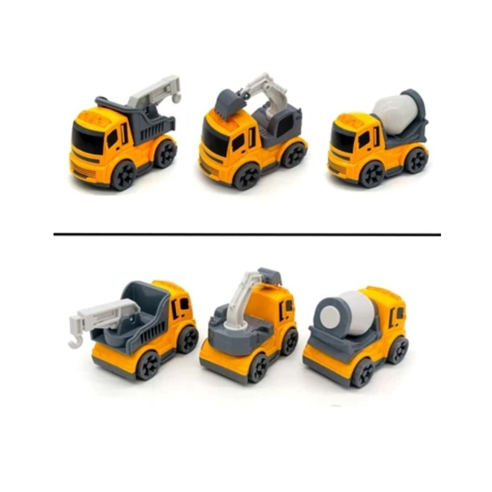 MİNİ İNŞAAT ARAÇLARI 12Lİ ÇEK BIRAK 5437*264