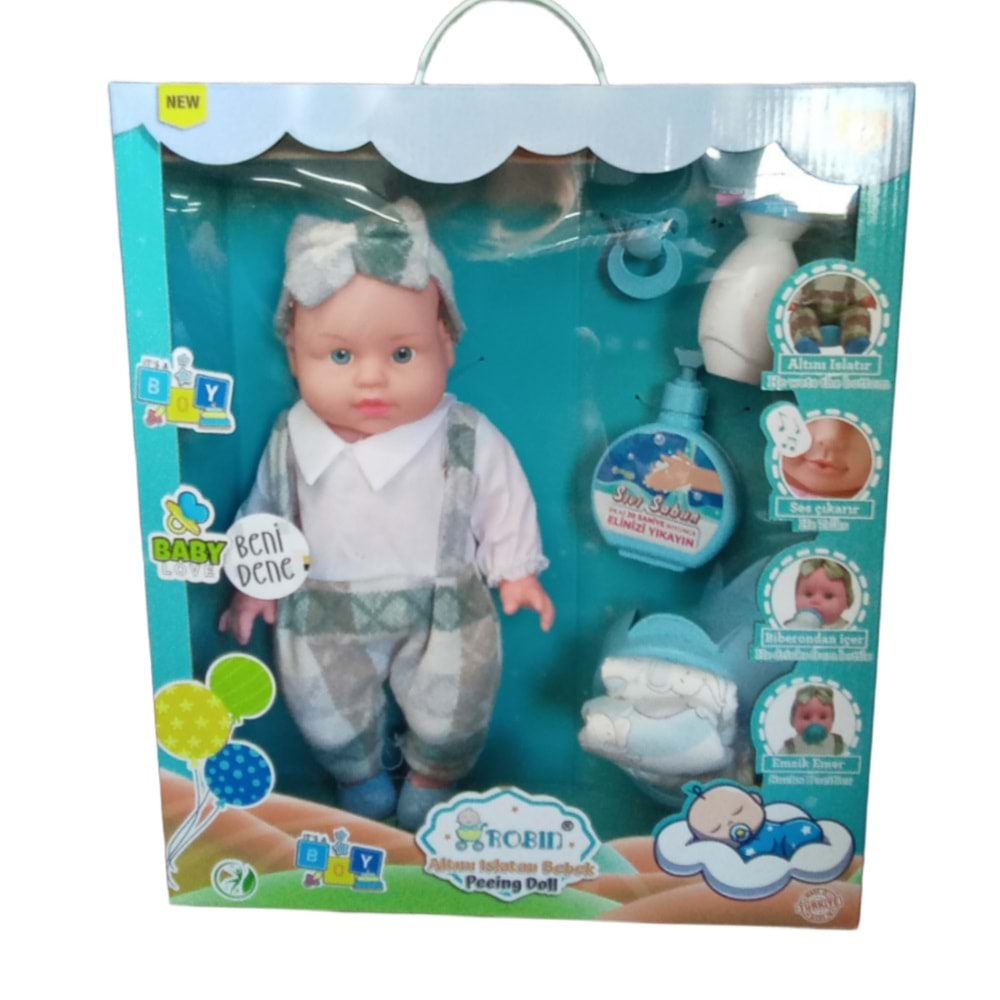 ROBİN ALTINI ISLATAN BEBEK GL100651