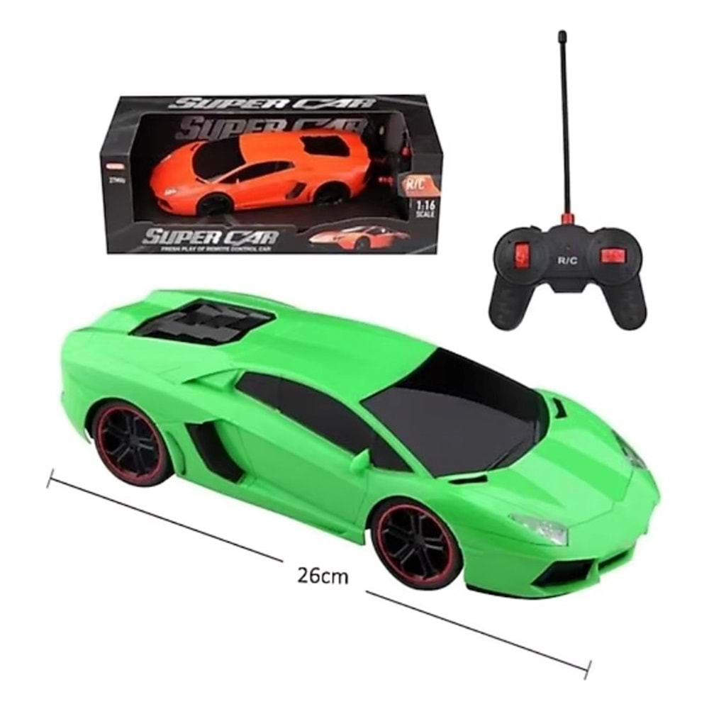 TOYSAN 1:16SUPER CAR LAMBO PİLLİ KUMANDALI TOY-39 *24