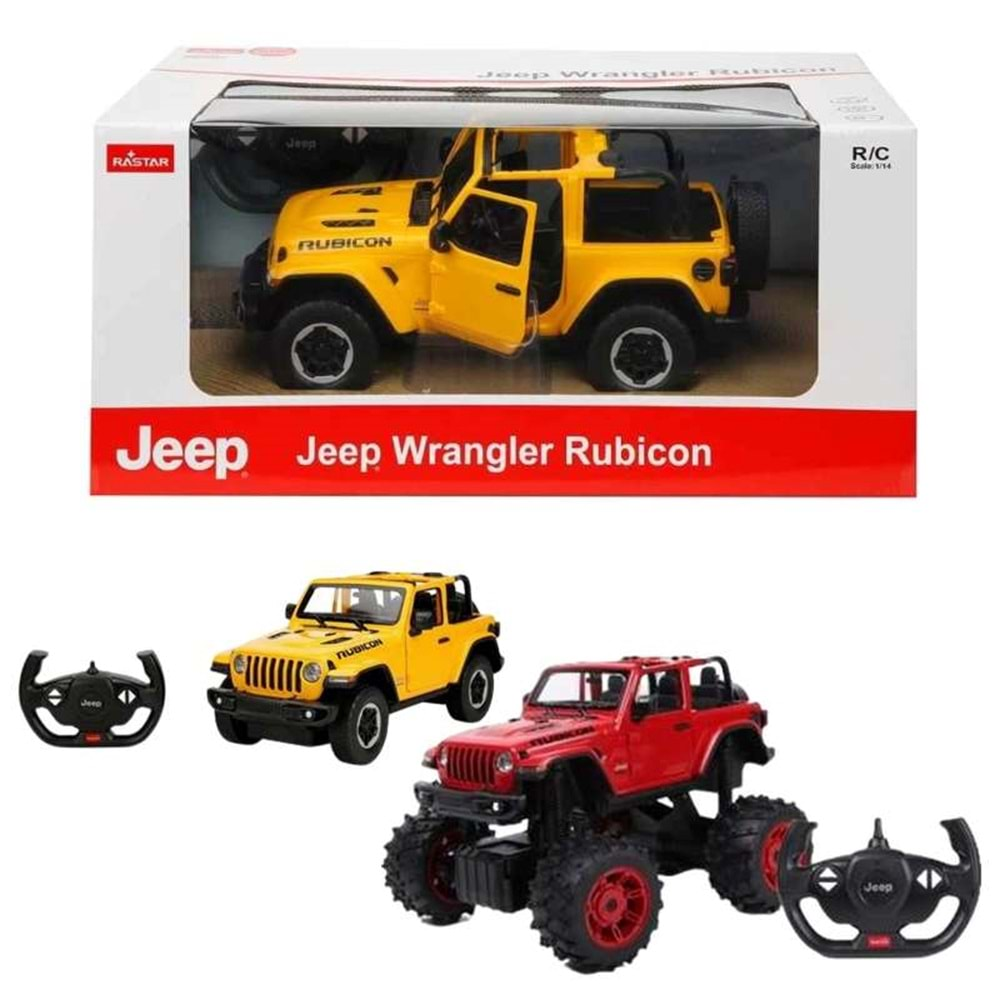 - SUN-RAS-R/C 1/14 F/F JEEP WRANGLER RUBICON MAN.KAPI AÇILAN 2.4GHZ.3R. 6930751316096