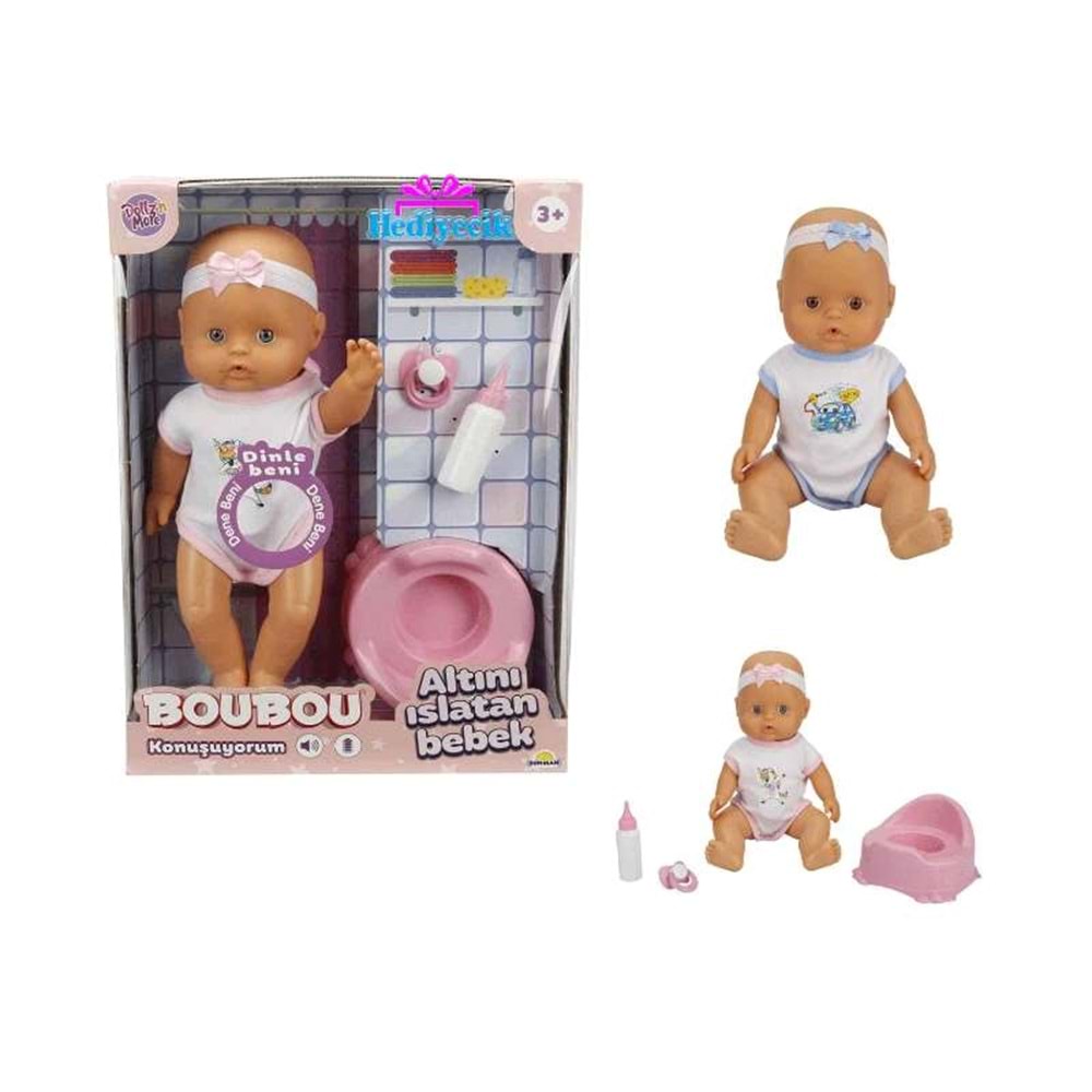 - SUN-SABC-DZM-BEBEK SET BOUBOU ALTINI ISLATAN 30CM.4 SESLİ AKS.BYK.KUTU 2R. 8680863029466