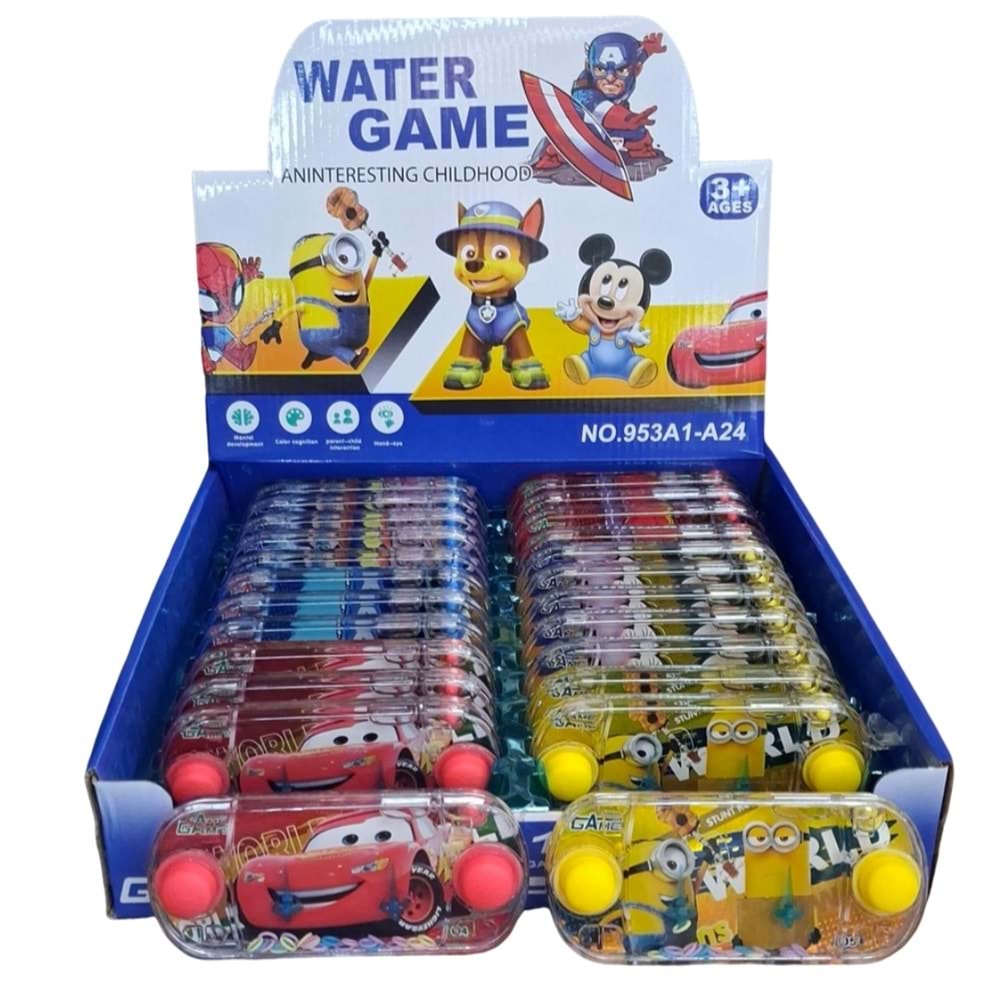 BÜYÜK BOY KARIŞIK ERKEK KARAKTER SU OYUNU 953A1-A24 *288