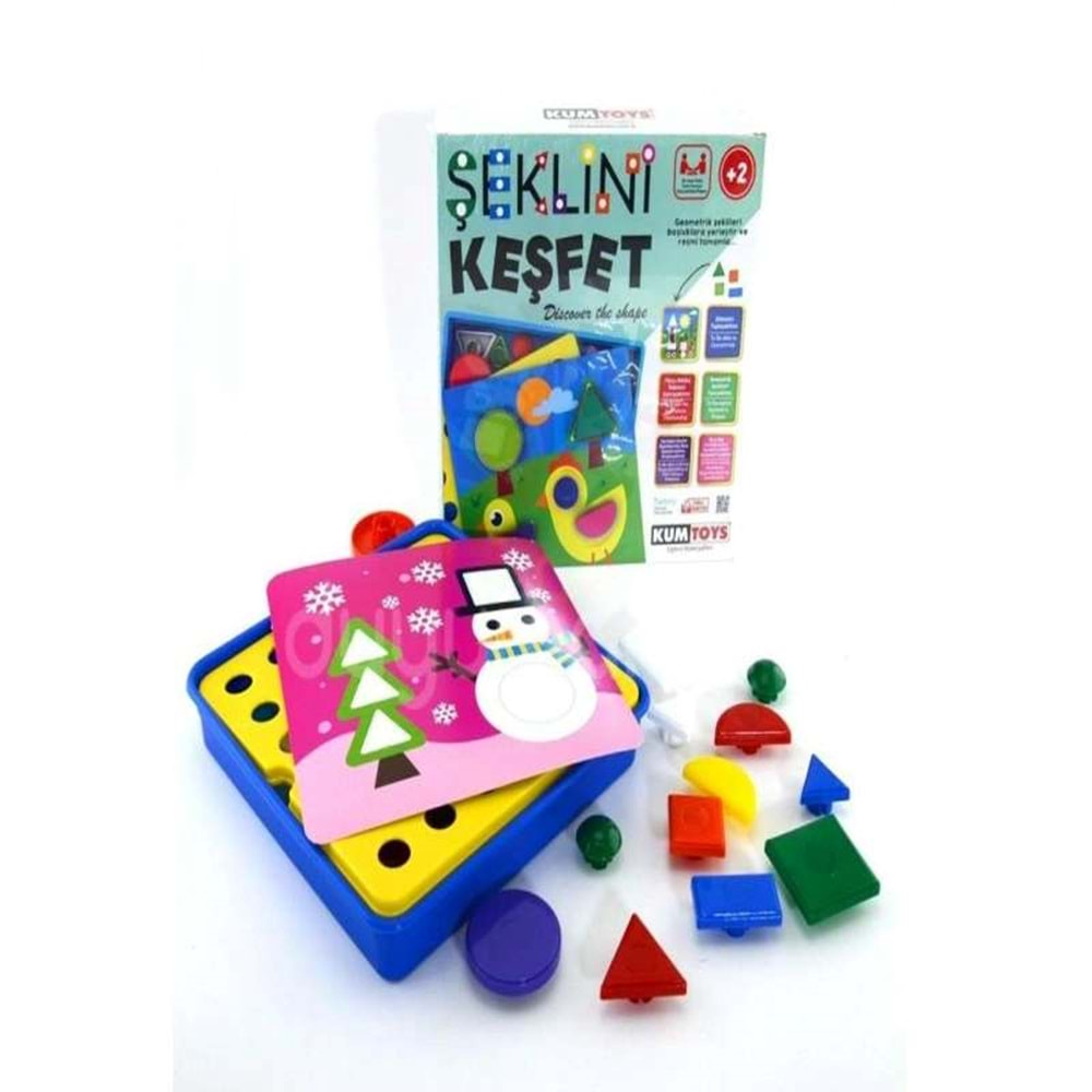 KUMTOYS ŞEKLİNİ KEŞFET KUM5306 *24