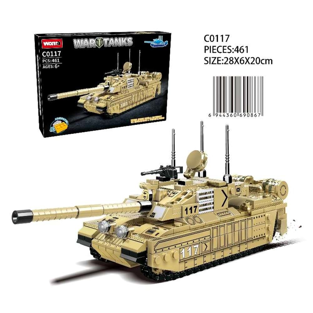 WORLD-TANKS WOMA LEGO 508PRÇ C0117