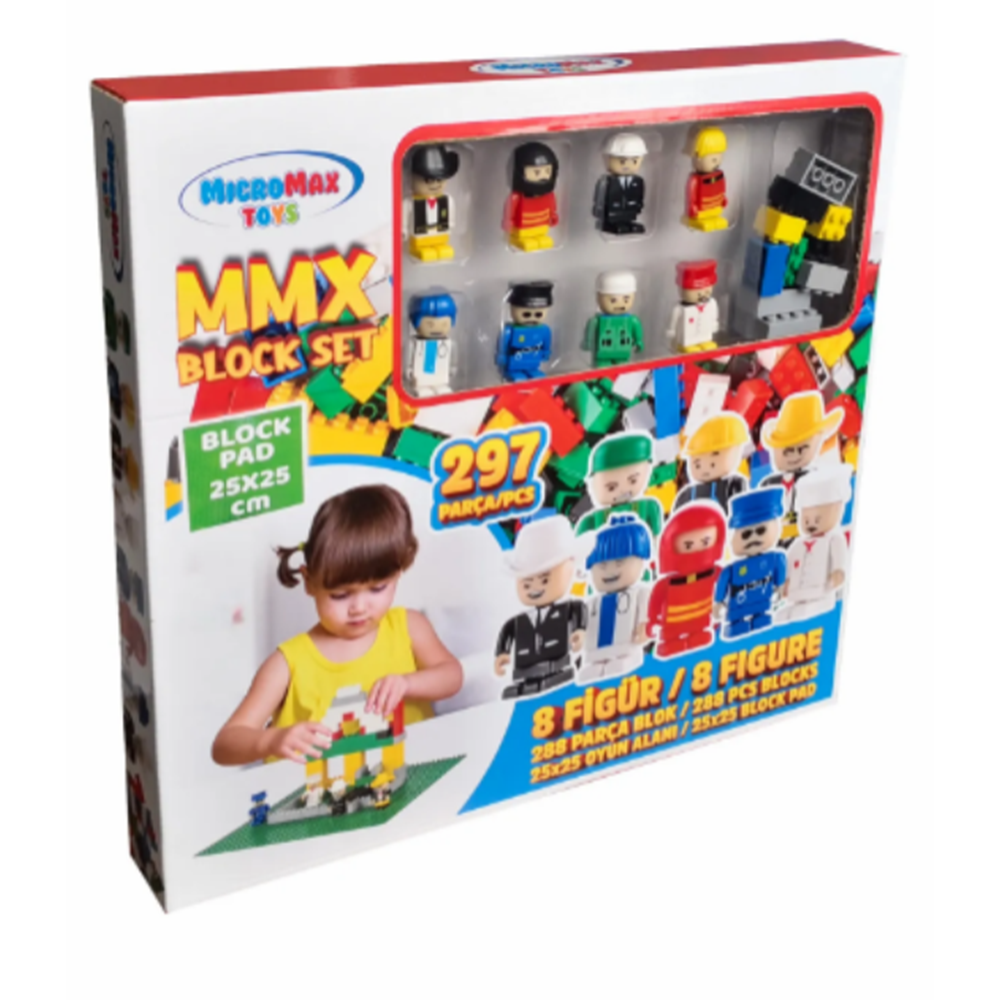 MMX 297 PRÇ+8 FİGÜR+1 PLAKA KUTULU 02-036 *6