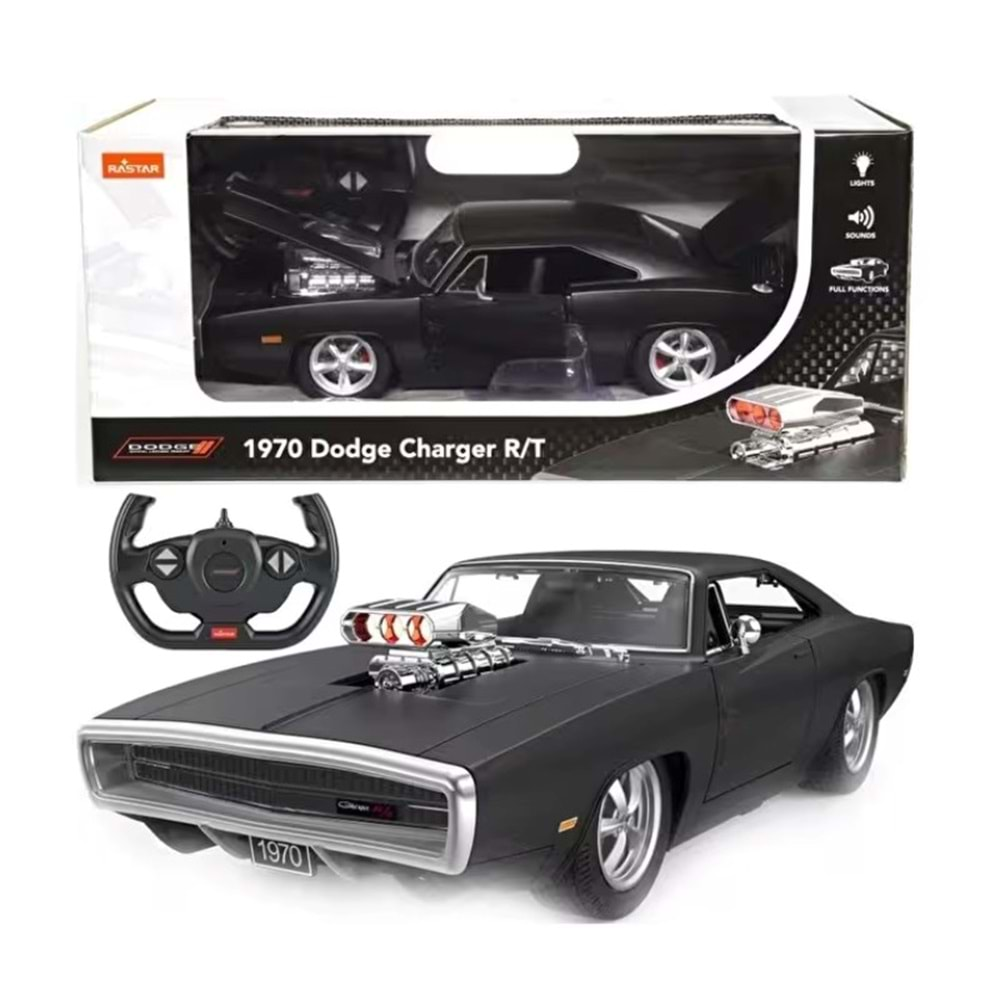 SUN-RAS-R/C 1/16 F/F DODGE CHARGER R/T WITH ENGINE VERSION 2.4GHZ SYH. *6