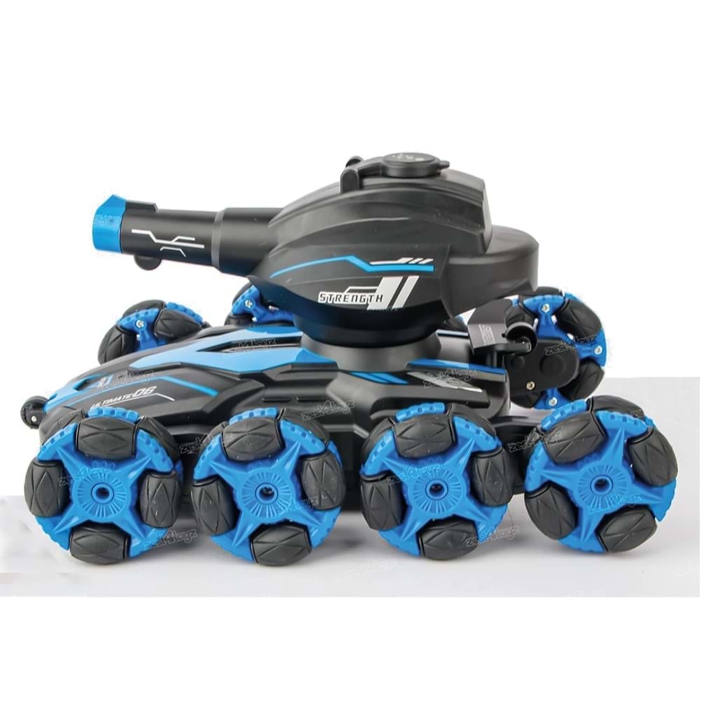 360 DERECE DÖNEN TOP ATAN KUMANDALI ÇILGIN TANK RQ3027 *24