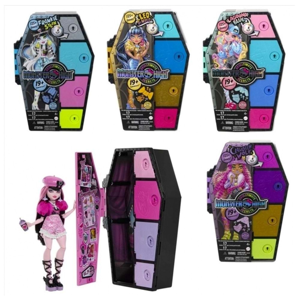 MONSTER HIGH GİZEMLİ ARKADAŞLAR HPD57 *4