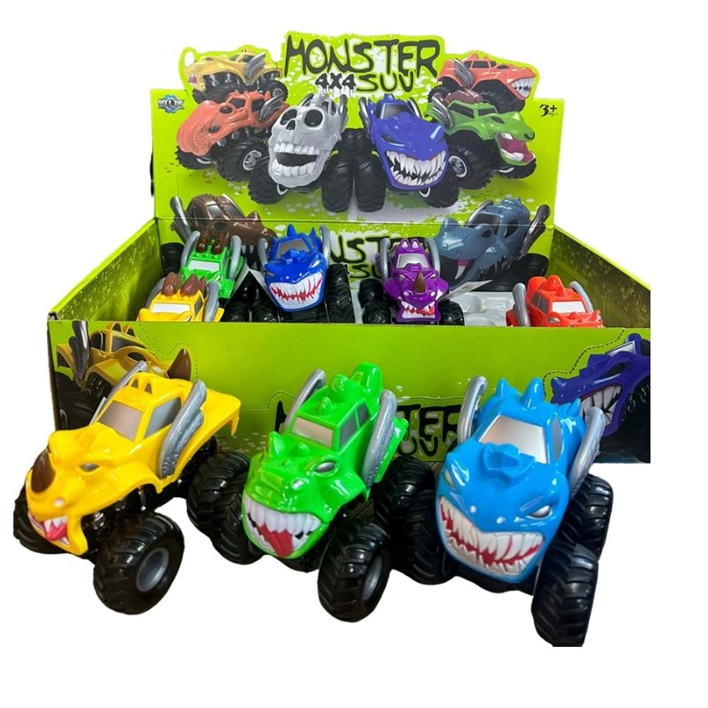 Monster 4x4 Koca Teker Arabalar 8 Lİ PAKET KLX500-136 *96