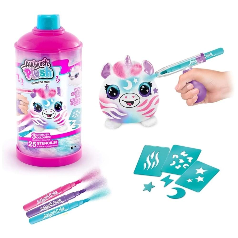 S4E-AIRBRUSH PLUSH-MİNİ MYSTERY KİT FG282 *6