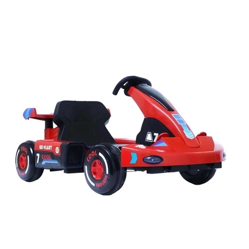 COOL MOTORS 12V GO-KART AKÜLÜ ARABA KIRMIZI FR60027 *1