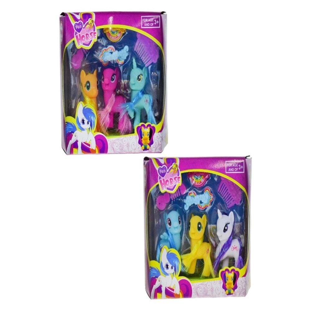 KUTULU 3 LÜ PONY SET L-A18-7 *72