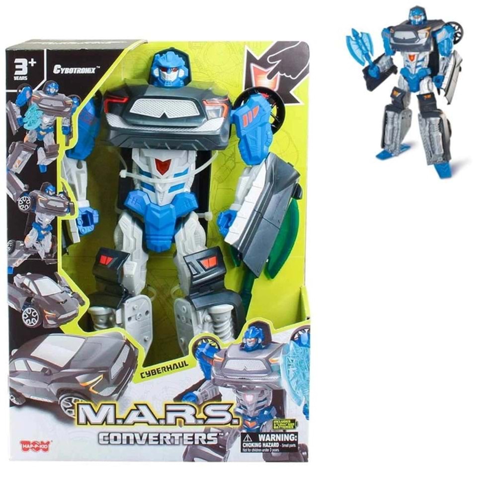 ROBOT M.A.R.S CONVERTERS CYBERHAUL SESLİ IŞIKLI S00015771 *8