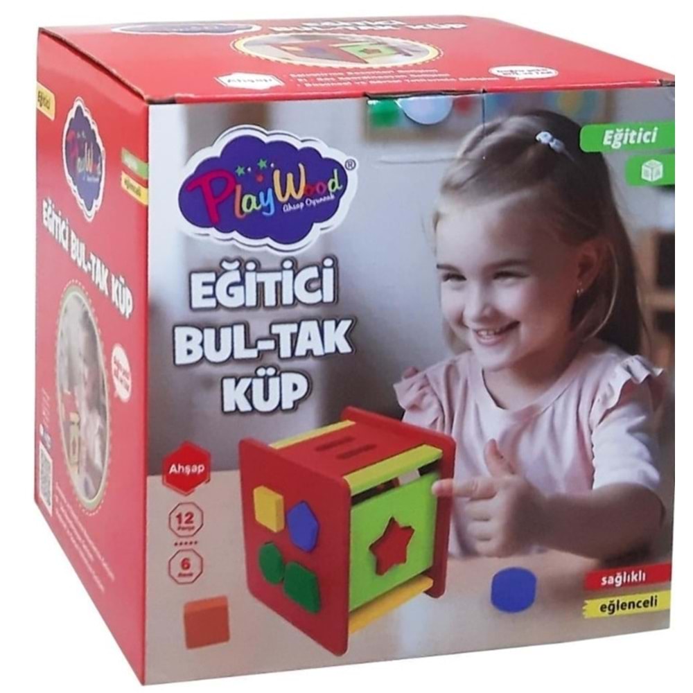 KUTUDA AHŞAP BUL TAK KÜP OYN-411