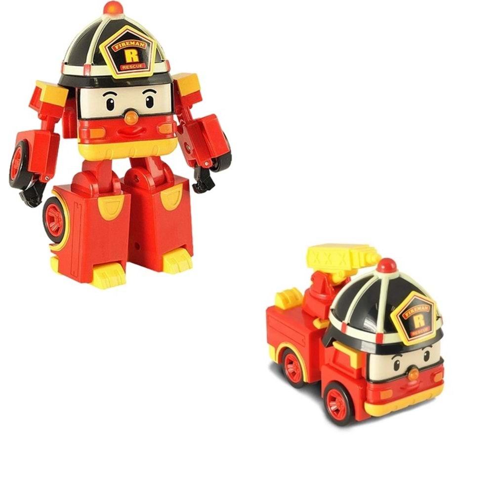 ROBOCAR POLİ TRANSFORMİNG ROBOT FİGÜR- ROY MRT-0652 *12