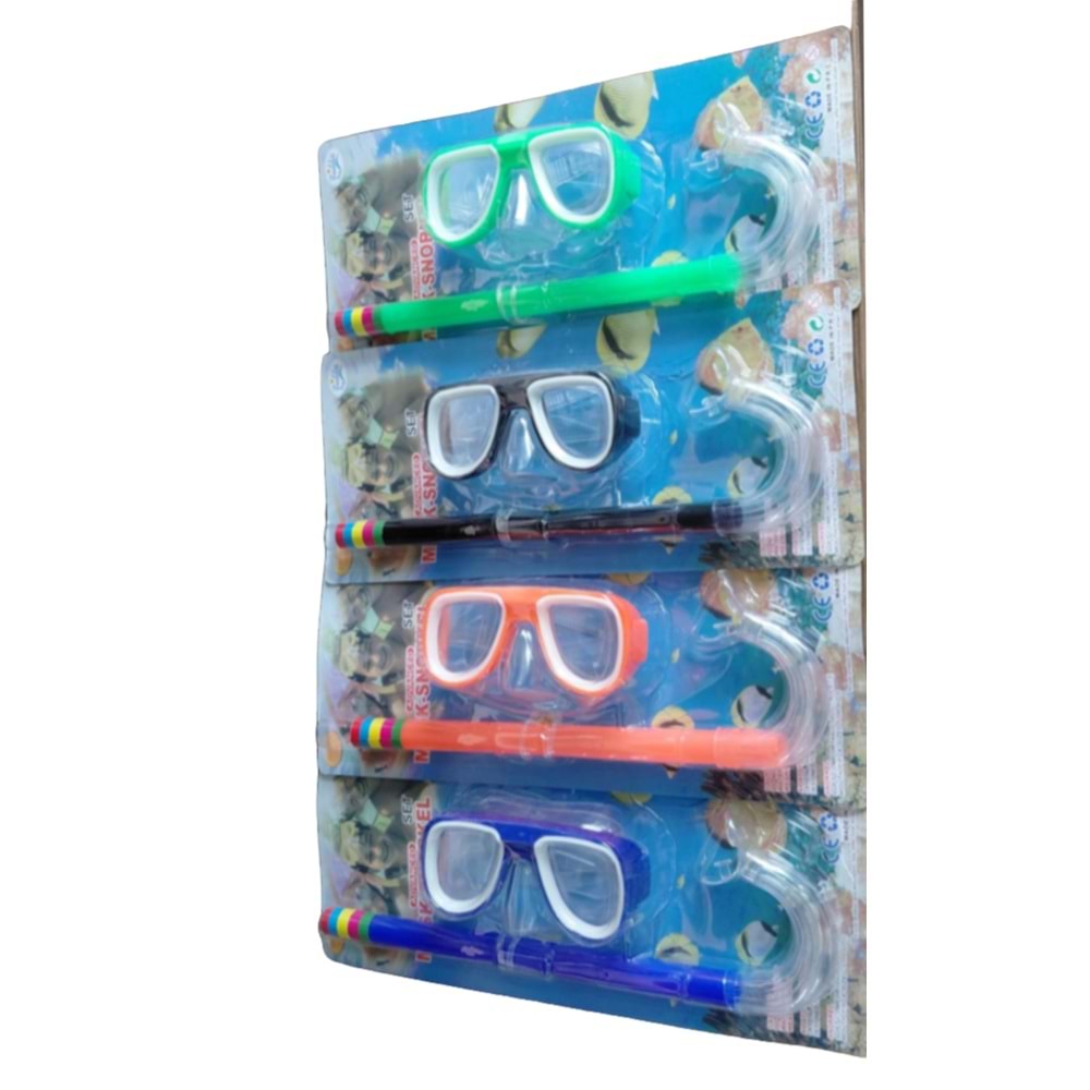 MASKE SNORKEL SET KARTELA KZLD-2008-3 AK407-140BC 36