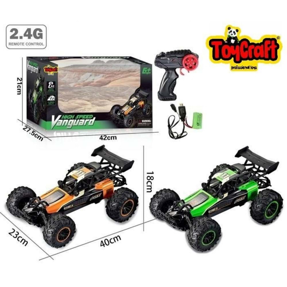 TOYCRAFT 15KM/H 1:10 KUMANDALI DEV OFF-ROAD ARABA *6 9010-3F